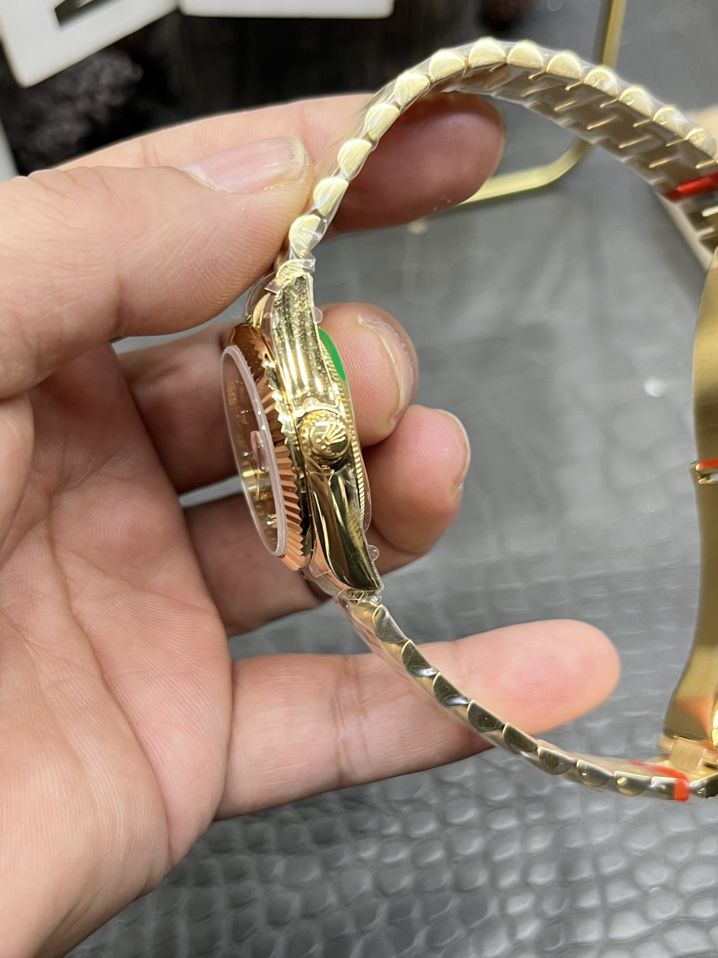 GS Rolex Datejust Series / 31mm Solid Gold Diamond Dial / Powered by Hangzhou Cal.2236 Automatic Mechanical Movement - Image 6