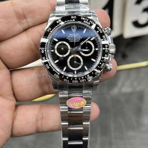EWE Rolex Daytona Collection / 40mm White Panda Daytona / Powered by Shanghai 4131 Automatic Mechanical Chronograph Movement