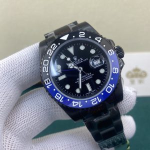 Alternative view of Royal Authentic Photos: Rolex GMT-Master II Customized All-Black Steel