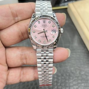 GS Rolex Datejust Series / 31mm Pink Diamond Dial / Powered by Hangzhou Cal.2236 Automatic Mechanical Movement