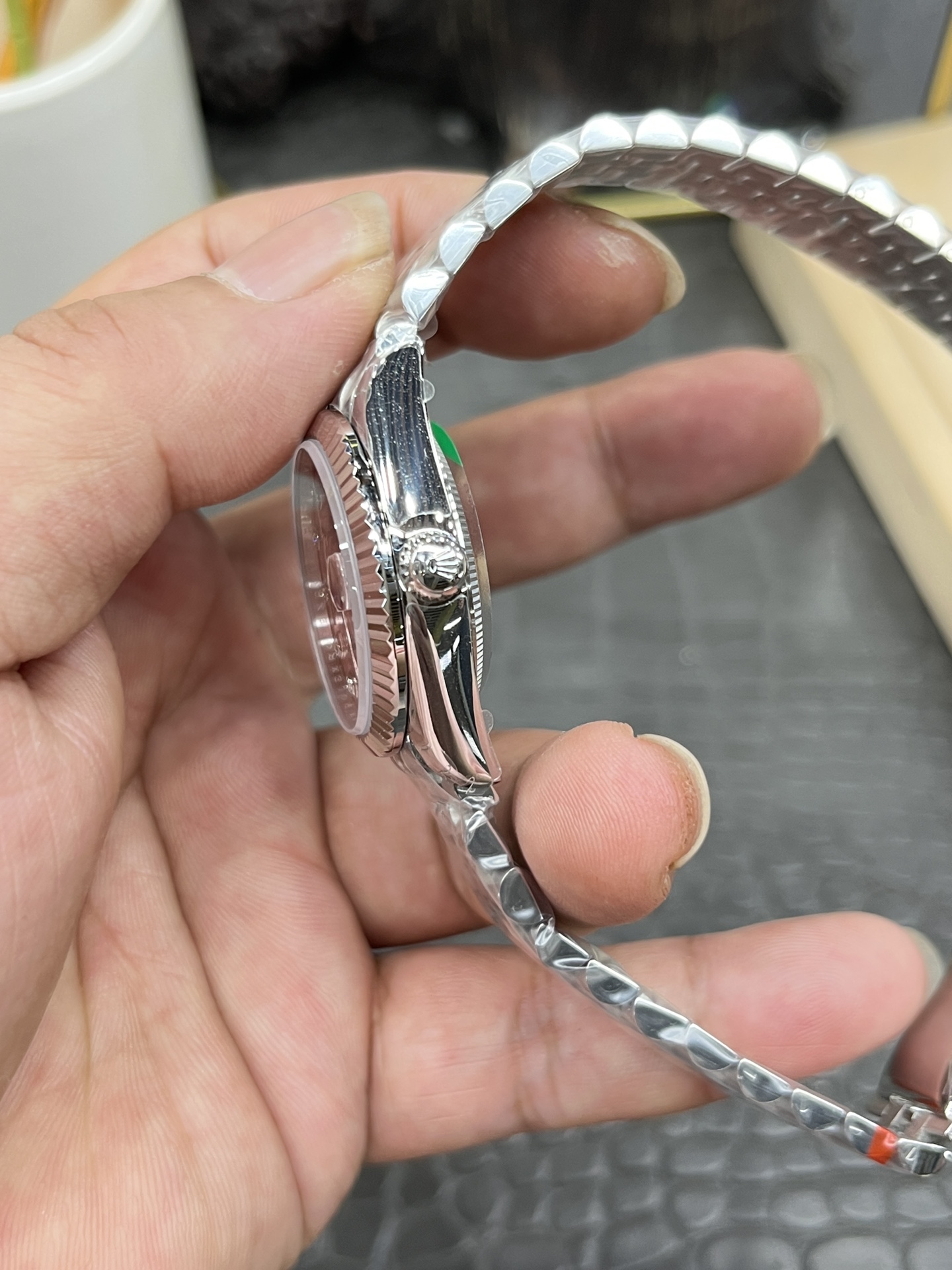 GS Rolex Datejust Series / 31mm Pink Diamond Dial / Powered by Hangzhou Cal.2236 Automatic Mechanical Movement - Image 6