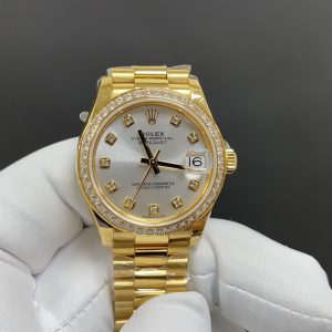 Rolex Datejust, Yellow Gold with White Dial, 31mm, Automatic Mechanical Movement, Top-Grade Quality, Actual Photos Before Shipment ✈️