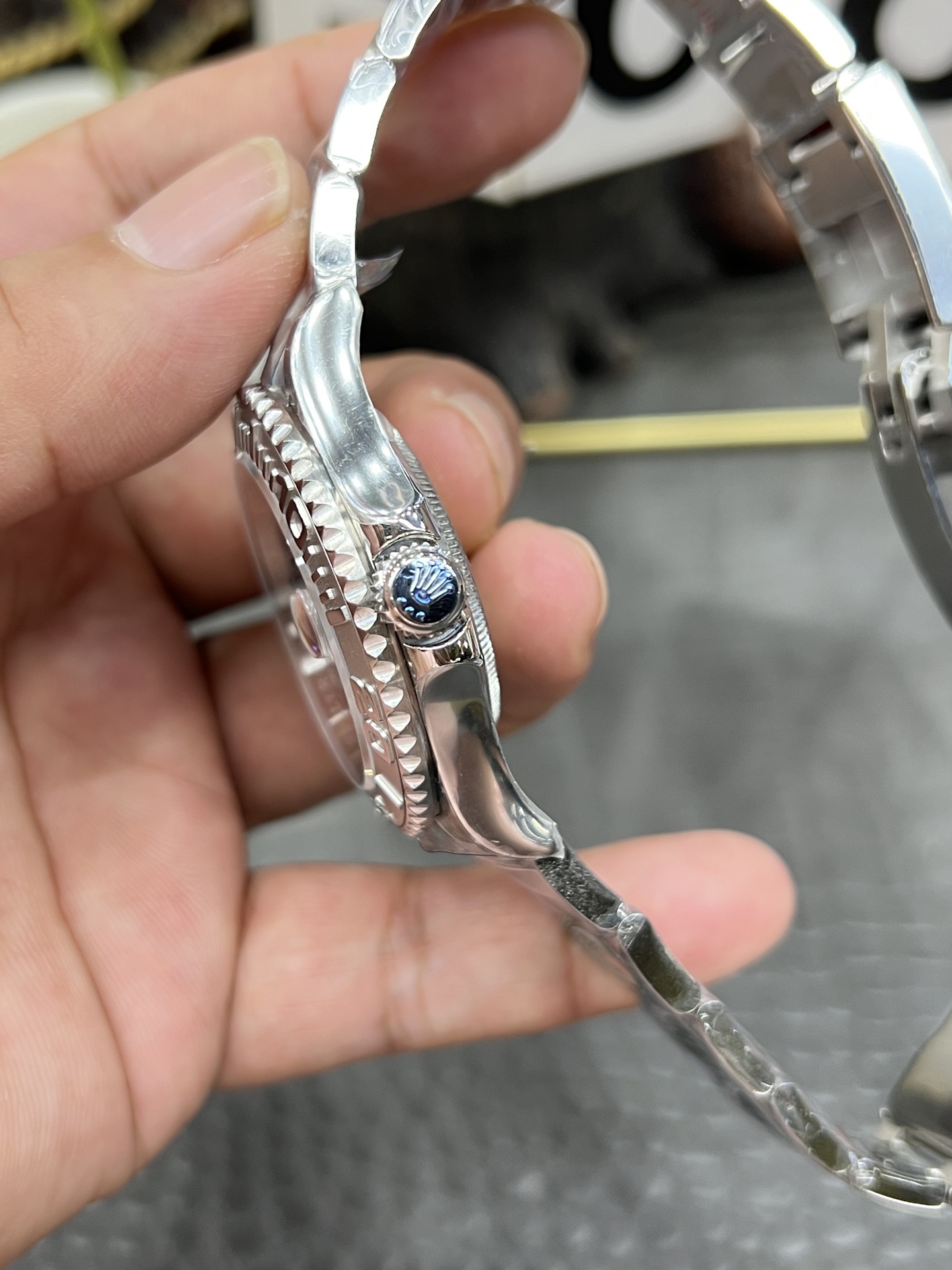 Rolex-Style Grey Yacht-Master Replica / 40mm / Shanghai 3235 Automatic Mechanical Movement - Image 6