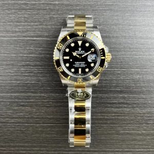 Black Submariner with Gold Accents