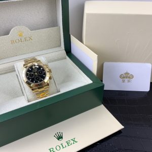 Alternative view of Royal Authentic  Rolex Daytona Series Black Gold Men's Watch