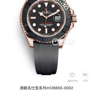 Royal Authentic  Rolex Yacht-Master Men's Watch A highly popular men's watch featuring a rubber strap