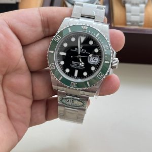 Alternative view of Rolex Submariner Series / 41mm Green Submariner / Shanghai Movement Modified to Dandong 3235 Automatic Mechanical
