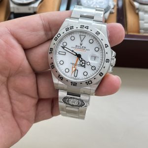 Alternative view of Rolex Explorer II/42mm/Shanghai movement modified to Dandong 3285 automatic mechanical