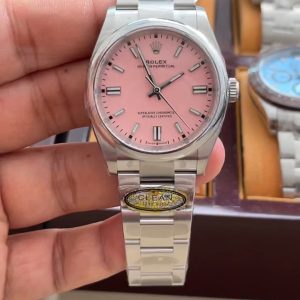 Rolex Oyster Perpetual Series / 36mm Pink Dial / 3230 Fully Automatic Mechanical Movement