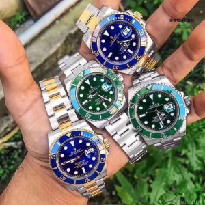 Blue Submariner and Green Submariner