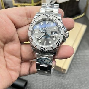 Alternative view of Rolex Yacht-Master II Gray Dial / 40mm / Shanghai Movement Modified to Dandong 3235 Automatic Mechanical