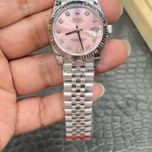 GS Rolex Datejust Series / 31mm Pink Diamond Dial / Powered by Hangzhou Cal.2236 Automatic Mechanical Movement
