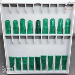 Alternative view of Rolex Black Submariner and Rolex Green Submariner can be customized with alligator leather straps.