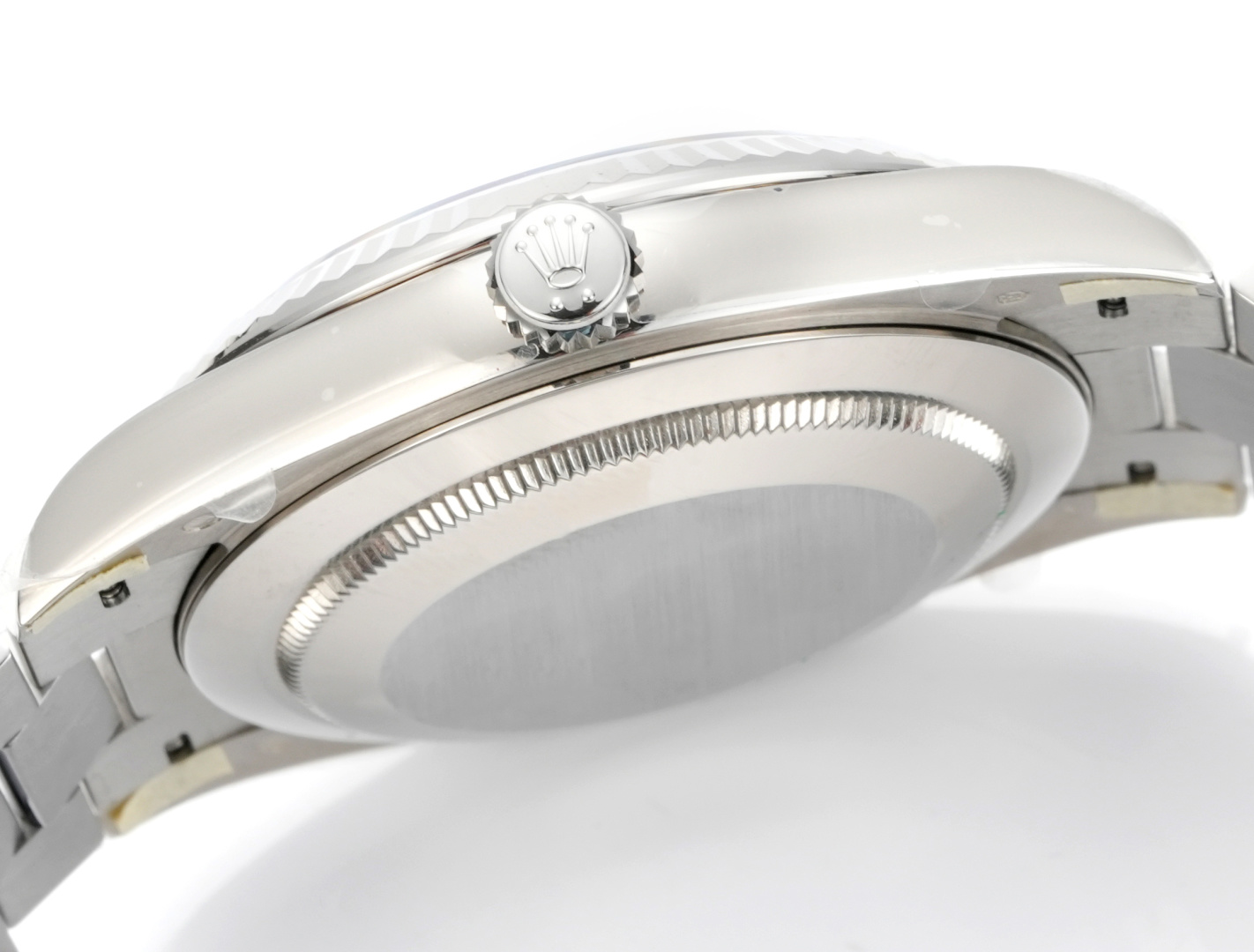 PPM Mods Weighted DD - Ceiling-Level 'Rolex DD Day-Date' PPM's replica redefines the weighted DD version, featuring genuine original molds for strap color, dial color, watch weight, and thickness. The strap incorporates ceramic tubes compatible with authentic models—this is not a compromised replica, but a comprehensive leap in materials and craftsmanship!Rejecting "market-grade" imitations, every gram of weight (precise 209g-212g) and every millimeter of thickness fights for the dignity of the original. Bracelet: Authentic 3mm thickness Weight: Approx. 107g (non-extended) 🈚 Ceramic tube version ±1-2g.Case: Original thickness: 12.3mm (non-thickened) Weight: Original 3255: 102g; Optional 2836: ±1g. Full series total weight: 209g-212g. ⚠️"Excludes diamond bezel models." Authentic thickness achieved through monolithic forging of high-density aerospace-grade military alloy, hardness rivaling 18K gold!Exclusive vacuum ion-plated gold technology delivers a luster infinitely close to 18K gold's signature warm texture, offering scratch resistance and durability. Precisely replicates every link's form, thickness, and curvature of the genuine strap. Dial: Features original 3D ink, matching the top-tier dial craftsmanship of the factory. Hands are sharp, hour markers are full, and luminescence is uniform.Movement options: Premium Edition 2836 or 3255 integrated movement (±72-hour power reserve) available for your selection! - Image 5