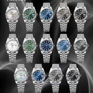 SC FACTORY Rolex Oyster Perpetual Datejust Series 41MM Features the latest version 3235 integrated movement with 72-hour power reserve Constructed with stable and reliable core technology 904L stainless steel case High-definition sapphire crystal with 2.5x magnified mineral crystal, three-dimensional hands. Dial features embossed printing with clear, curved edges and chamfered indices, plus ice-blue Swiss-imported super-luminescent coating.Both case and bracelet are crafted from 904L stainless steel (AR Factory). The bracelet offers interchangeable five-link and flat-link options. All components are manufactured by premium factories, achieving perfect alignment with the genuine article. Accessories are fully interchangeable with authentic parts. Its clean, minimalist design suits both daily wear and business settings! Meticulous polishing details ensure exquisite aesthetics, with flawless integration to the case. The overall quality is impeccable. We welcome connoisseurs to appreciate its craftsmanship.