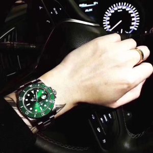 You look really handsome wearing that green Submariner.