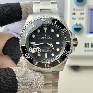 EWE 2024 Super Ghost King 904L 3235 All-in-One  New Model:The perfect replica of the Rolex SEA-DWELLER Ghost King 44MM, featuring a parallel-import Ghost King SEA case crafted from authentic Super 904L material identical to the genuine article. Equipped with a custom-made exclusive 3235 integrated movement paired with a Swiss synchronized mainspring offering 72-hour power reserve (non-Shanghai movement at 36 hours). Redefining the pinnacle of Ghost King replicas, this is the true god-tier replica Rolex Ghost King.[EWE Production]