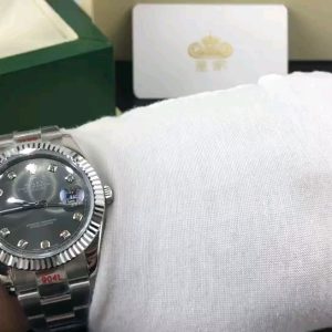 Royal Real-Life Footage Rolex Datejust Series Gray Dial Men's Watch Video Appreciation Super Stylish, Ultra-Premium Gray Dial Men's Watch Diameter: 41mm