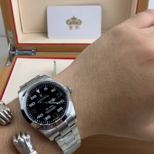 Royal Authentic Footage: Rolex Air-King Series Men's Watch Video Appreciation