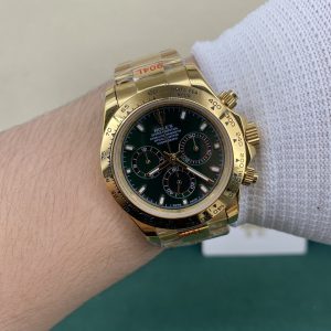 Royal Authentic Photos: Rolex Daytona Series, Green & Gold Daytona