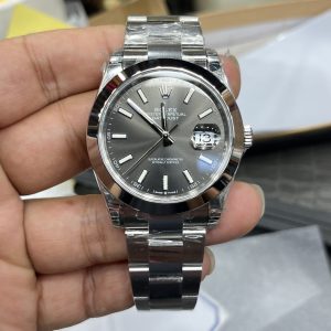 vs Rolex Datejust Gray Dial Three-Bezel Strap/41mm/Dandong 3235 Automatic Mechanical