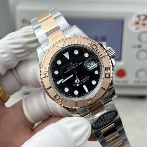 Alternative view of "N+" Rolex Yacht-Master Steel Bracelet Model / 40mm Case / Powered by 3235 In-House Movement. C/Vs Factory Quality. C Factory with Jumping Hour. (Top-tier C-grade, C Factory/Vs Factory Alternatives!)