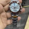 QF Rolex Daytona Series / 40mm Middle East Ice Blue Dial / Powered by Dandong 4130 Automatic Chronograph Movement