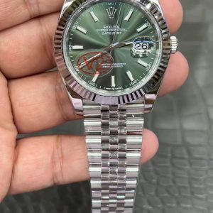 Replica Rolex Datejust Series / 41mm Green Datejust 27 Jewels / Powered by Shanghai-modified Dandong 3235 Automatic Mechanical Movement