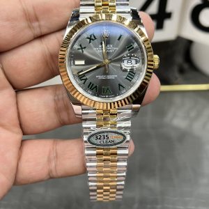 CVS Rolex Datejust/41mm Two-Tone Green Dial/Shanghai-modified Dandong 3235 Integrated Automatic Movement