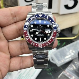 Rolex GMT-Master II Series / 40mm Coca-Cola Bezel v2 Version / Shanghai Movement Modified to 3235 Automatic Mechanical