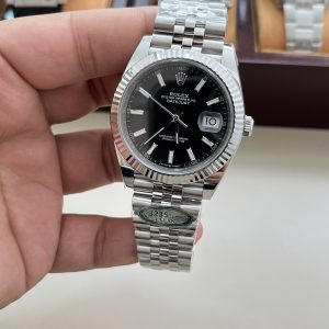Alternative view of Rolex Datejust Series / 41mm Black Datejust / Shanghai-modified Dandong 3235 Automatic Mechanical Movement
