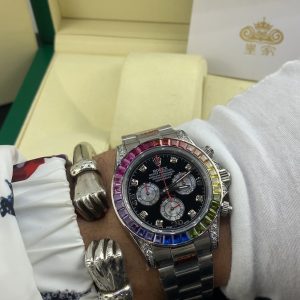 Royal Authentic Footage: Rolex Daytona Series Color Diamond Men's Watch Video Showcase
