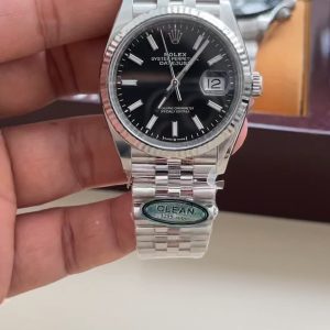 Rolex Datejust Series / 36mm Black Dial / 3235 Automatic Mechanical Movement