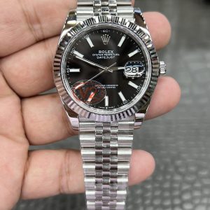 Replica Rolex Datejust Series / 41mm Black Datejust 27 Jewels / Powered by Shanghai-modified Dandong 3235 Automatic Mechanical Movement