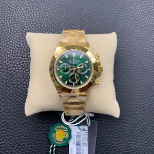 Rolex Daytona Green and Gold Men's Watch
