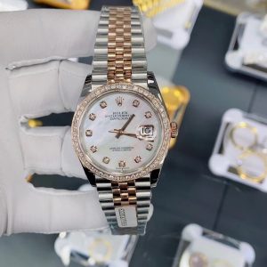 Guest Book Custom 18K Gold-Plated Rose Diamond Ring Diary