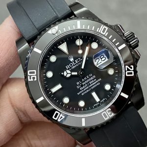 Alternative view of Blaken Rolex Submariner All-Black 3135 Movement 40mm