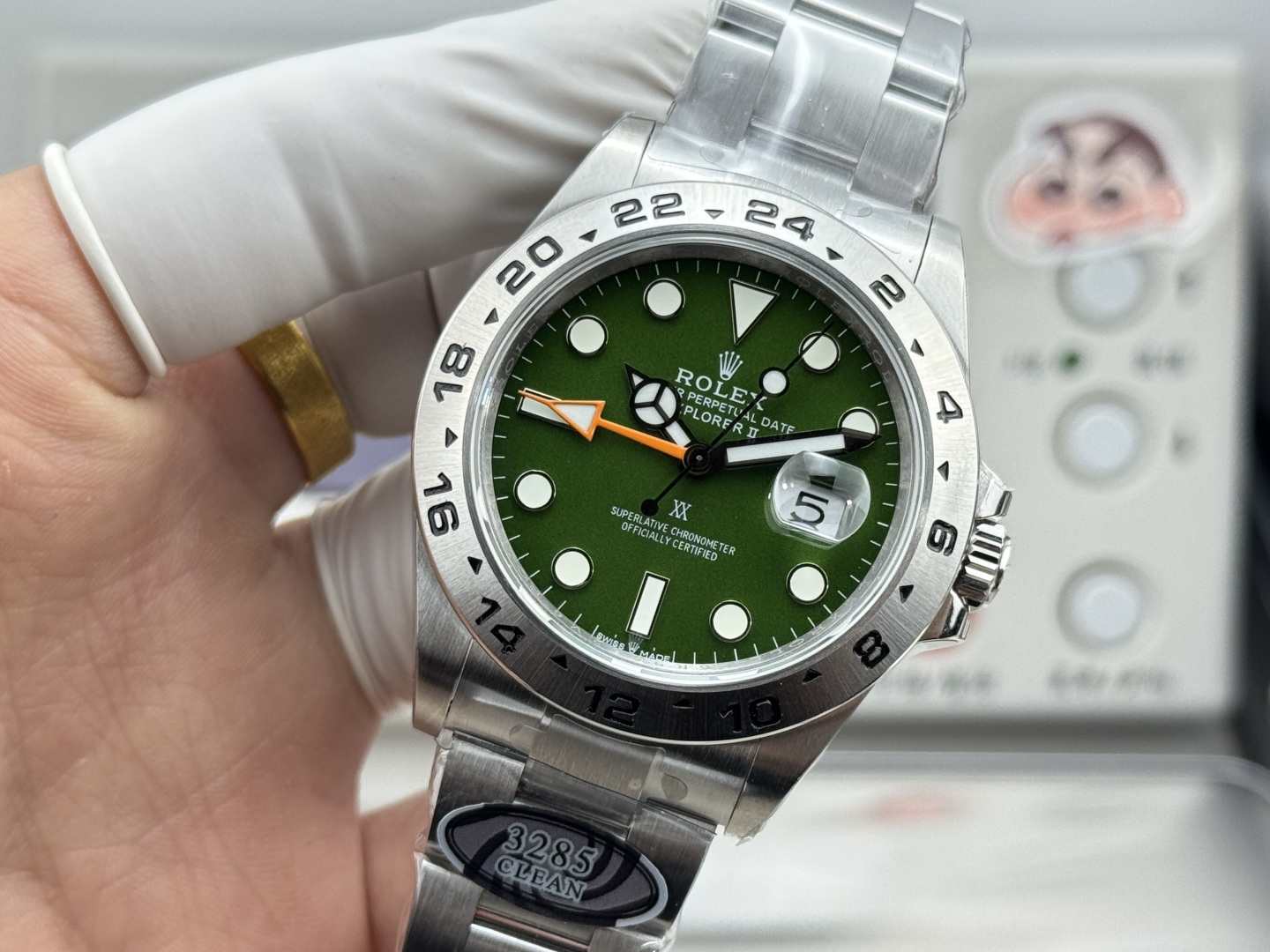 『N+ Factory』Explorer II Arrives🦾Featuring the 3285 integrated movement. New arrivals! Rolex 226570-0001 White Explorer II / 226570-0002 Black Explorer II. The Rolex Explorer II exudes extraordinary charm with its distinctive dimensions.With a 42mm case diameter, it strikes the perfect balance—neither overly bold nor understated, yet commanding a strong presence on the wrist. Compared to the first generation, its dimensions are refined to better suit contemporary aesthetics and wearing habits. Choose between the classic black dial or the distinctive white dial. Case Diameter: 42mm Material: 904L Stainless Steel Movement: 3285 Integrated Movement Functions: Dual Time Zone GMT - Image 3