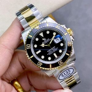 Factory C Rolex 116613 Two-Tone Black/Blue Submariner CLEAN Factory Genuine clean v4 latest bezel version, hand-polished three-dimensional hands/no need to replace aftermarket hands anymore.Black-Green/Steel Submariner, continues to use AR steel bracelet. Clean two-tone steel bracelet/AR steel bracelet (exclusive three-section link design + no exposed steel on sides). Entirely 904L material (authentic 18K vacuum plating, free replacement for discoloration). Current movement option is only the Dandong 3135 movement. What you may receive could be far more than you imagined... Stay tuned. C Factory stands with you in pursuit of excellence.