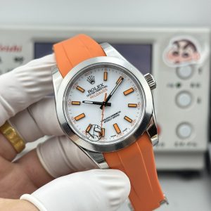 Alternative view of VS Magnetic Series "Lightning" Green Dial, Blue Dial, Black Dial, White Dial, Digital Dial VS Factory, ROLEX Milgauss Series, 🏅️ Triple-Code Authentication, NFC-Enabled! Quality Guaranteed!116400 Lightning Hands, Green Crystal, White Crystal - 904L Highest Version! Blue Dial, Green Dial, White Dial, Black Dial, Digital Dial! Anti-Magnetic Double Case Back! ✅✅✅ Synchronized green sapphire crystal, custom solid-core 3131 integrated movement. Dimensions: 40mm. Oystersteel forged steel case. 📸 Crafted from 904L steel—a superalloy widely used in high-tech, aerospace, and chemical industries, ensuring exceptional corrosion resistance.Oystersteel is exceptionally durable and polishable, maintaining its aesthetic integrity even in extreme environments. The electroluminescent blue dial, paired with green sapphire crystal, complements the iconic lightning-shaped seconds hand.Rolex Milgauss—A Tribute to Science! Authenticity verified by watch ⌚️ code 6R9999V6 (three codes match), clasp code 1JR, includes NFC card. Genuine VS Factory replica, shipped with actual photos. 🎁 The ultimate luxury gift recommendation💥 Authentic VS Factory quality📷