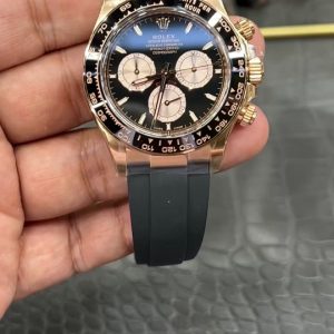 Rolex Daytona Series / 40mm Rose Gold Daytona / Shanghai Movement Modified to Dandong 4131 Automatic Chronograph Mechanical