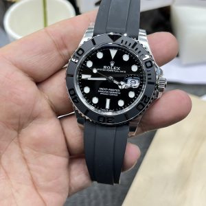 Alternative view of Rolex Yacht-Master Series / 42mm White Gold Yacht-Master / Shanghai Movement Modified to Dandong 3235 Automatic Mechanical