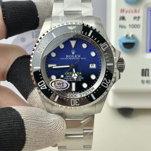 EWE 2024 Super Ghost King 904L 3235 All-in-One  New Model:The perfect replica of the Rolex SEA-DWELLER Ghost King 44MM, featuring a parallel-import Ghost King SEA case crafted from authentic Super 904L material identical to the genuine article. Equipped with a custom-made exclusive 3235 integrated movement paired with a Swiss-synchronized mainspring offering 72-hour power reserve (non-Shanghai movement at 36 hours). Redefining the pinnacle of Ghost King replicas, this is the true god-tier replica Rolex Ghost King.[EWE Production]