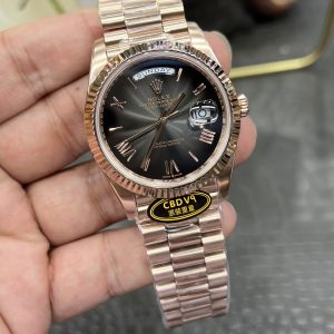 Alternative view of CBD Rolex Day-Date / 40mm Rose Gold Gray Dial V9 Upgrade Edition / Powered by Hangzhou 3255 Automatic Mechanical Movement / Superbly Balanced at 208g