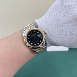 Royal Authentic Rolex Datejust Collection, Featuring Gold and Diamonds