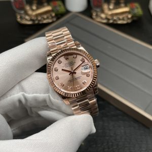 Rolex 31mm Full Rose Gold Datejust Champagne Dial 2236 Movement❗️