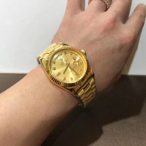 Solid gold Rolex Datejust men's watch, gold Rolex