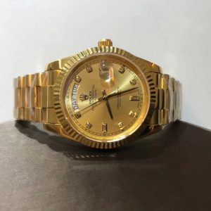 Alternative view of Solid gold Rolex Datejust men's watch, gold Rolex