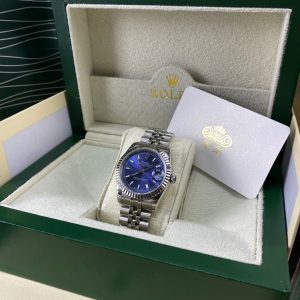 Royal Authentic  Rolex Datejust 36mm Blue Dial Watch Suitable for both men and women, The perfect Valentine's Day gift 🎁