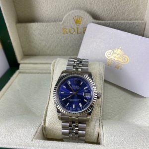 Alternative view of Royal Authentic  Rolex Datejust 36mm Blue Dial Watch Suitable for both men and women, The perfect Valentine's Day gift 🎁